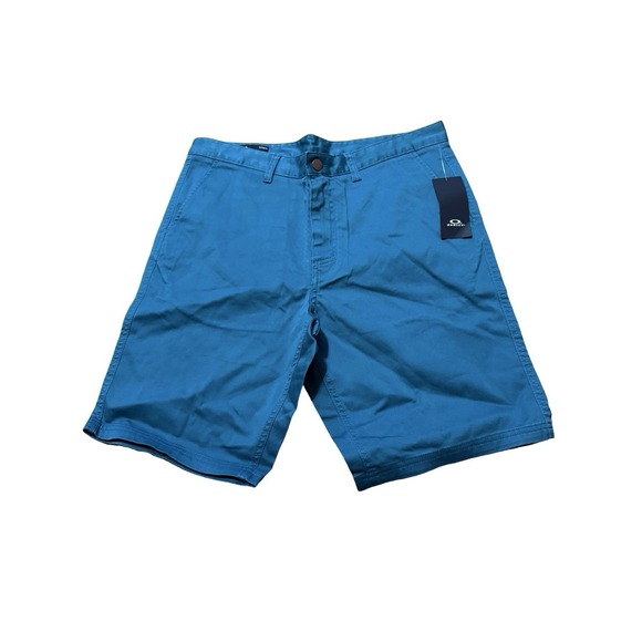 Oakley Other - Oakley Stone Wash Chino Shorts - NWT - Petrol - Sz 32 - $65